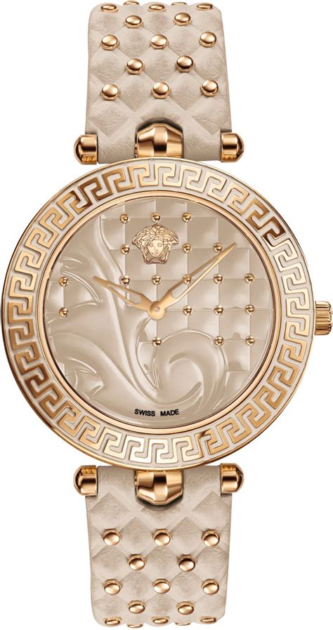 versace vk7020013|Women's Vanitas Leather Beige Dial .